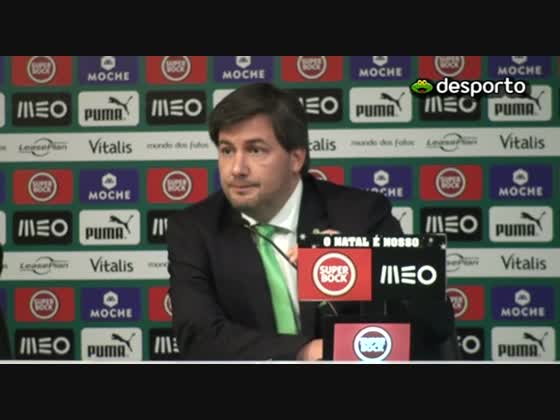Bruno de Carvalho indignado com a arbitragem do Sporting-Nacional - SAPO Desporto
