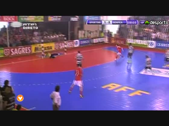 Futsal :: Play-off Final - 4 Jogo :: Sporting - 1 x Benfica - 1 (3-4 gp) de 2011/2012
