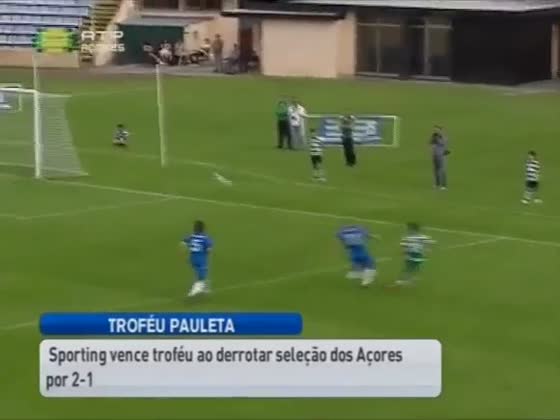 Selecção Açores - 1 X Sporting - 2, 2014/2015 Trofeu Pedro Pauleta